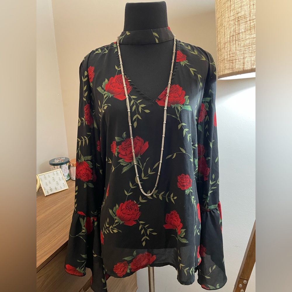 Flirty sexy romantic blouse